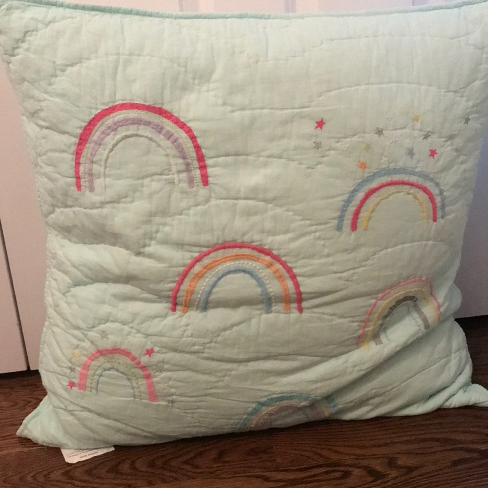 Pottery Barn Kids Molly Rainbow Quilt & Shams